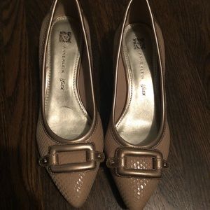 Anne Klein Kitten Heel Beige 9m